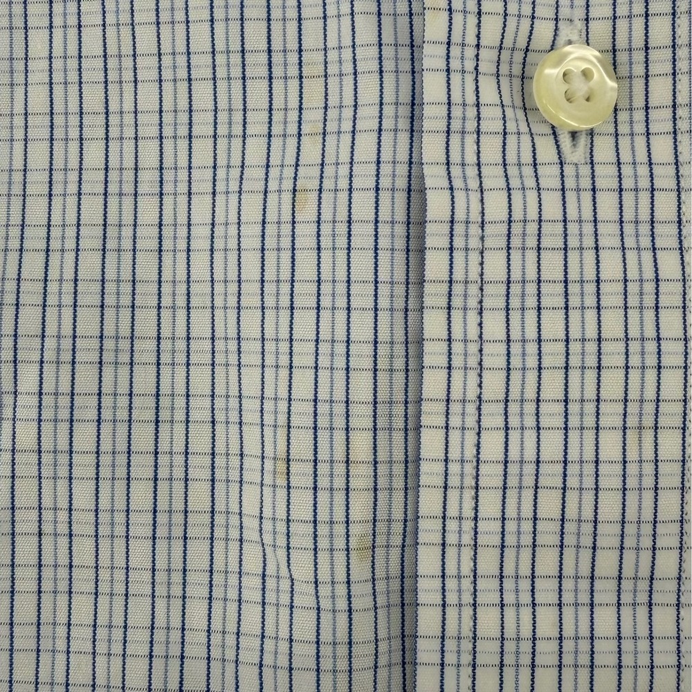 JOS A Bank Classic Collection 16-33 Blue Plaid‎ Button Down Dress Shirt Mens - Picture 9 of 9